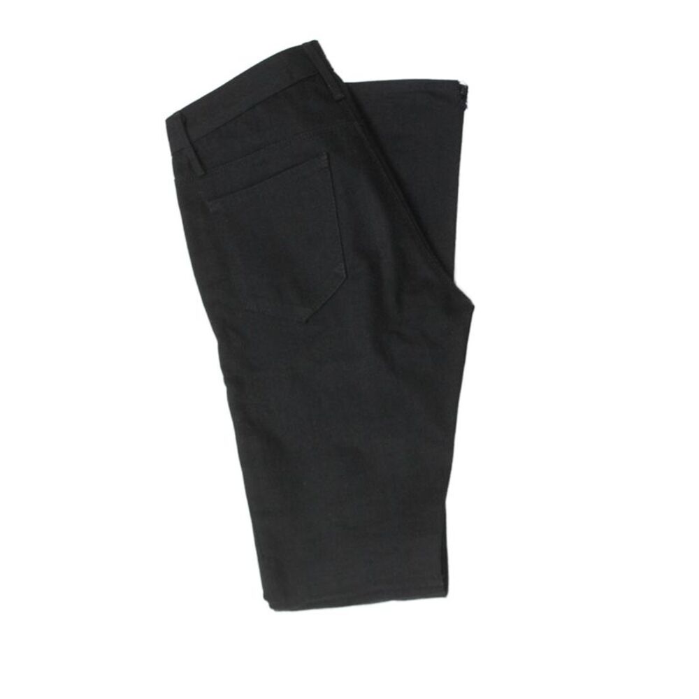 R+A Unisex Skinny Black Designer Jeans Button Closure Size 29